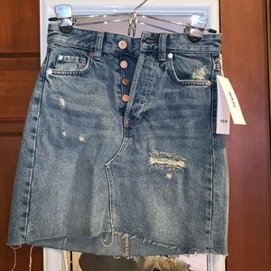 NWT H&M Denim Mini Skirt